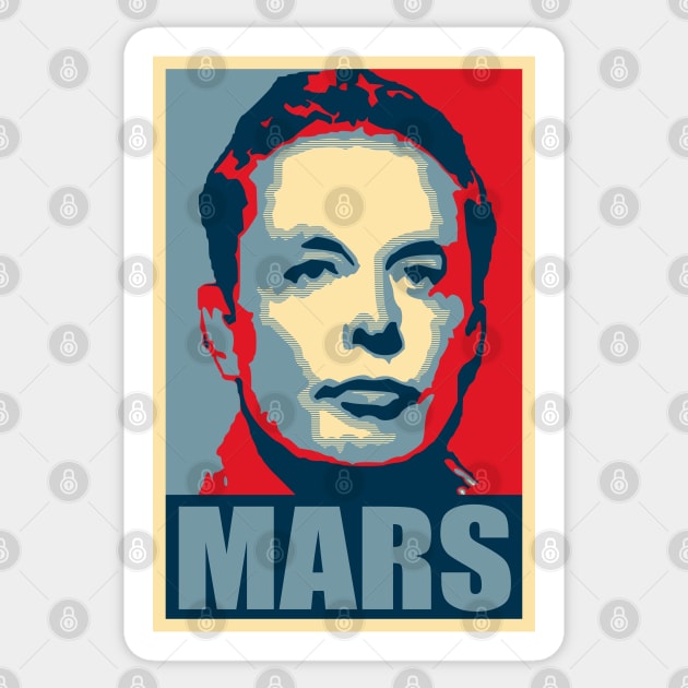 MARS Sticker by Nerd_art